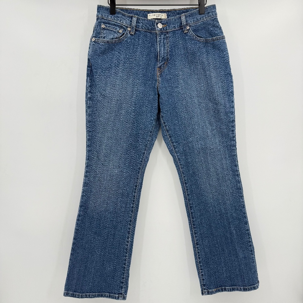 Levis 550 Jeans Women 10 Short Blue Bootcut Relaxed Fit Mid Rise Stretch Denim